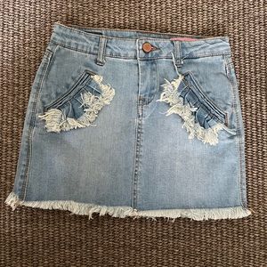BlankNYC Size 10 Girl Denim Skirt Never Worn